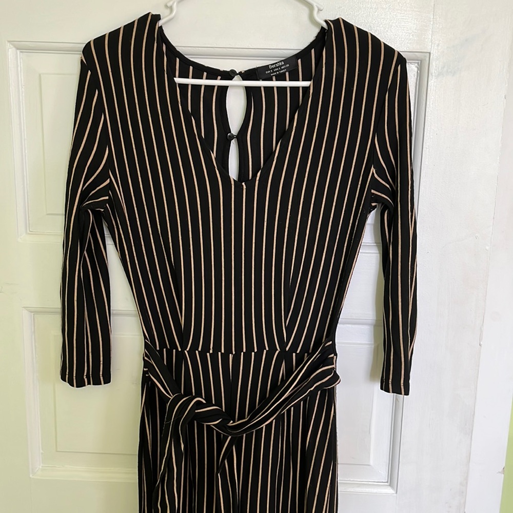 Bershka Striped Jumper - Size Small
